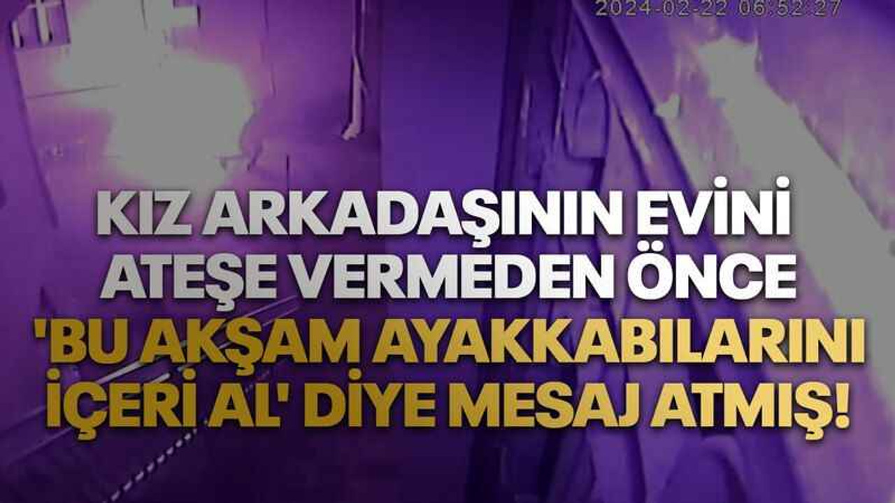 Barışma teklifini reddeden eski kız arkadaşının evini yaktı
